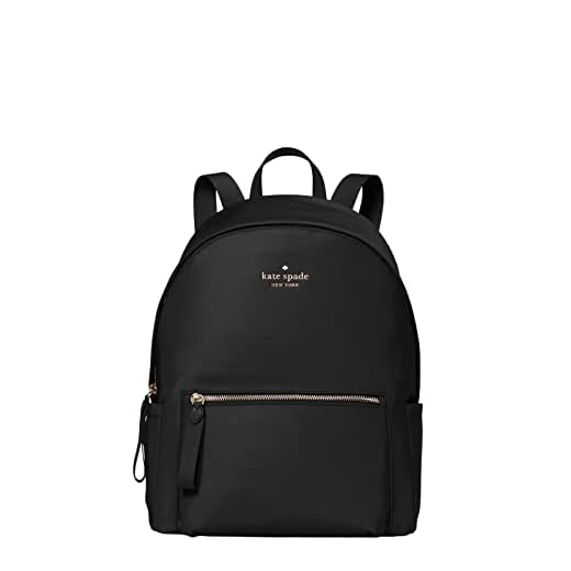Kate Spade New York Chelsea Large Nylon Fashion Adult Backpack, Black, One Size