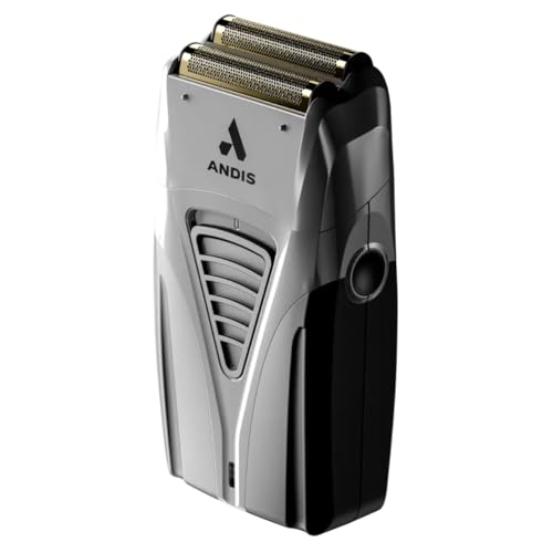 Image of Andis TS-2 17255 Pro Foil Lithium Titanium Foil Shaver, Cord /Cordless, Smooth Shaving Cordless Shaver with Charger, Black