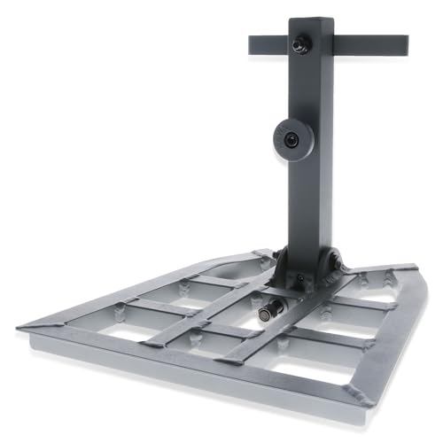 Hawk Full Platform Stand w/ Silent Strap Attachment for Deer Hunting, Helium Hammock Apex, Black - Adjustable Climbing Tree Stand Accessory and Equipment for Shooting