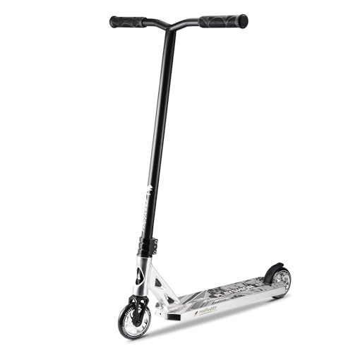 Patinete Profesional para Trucos de Acrobacias para niños, Adultos, Principiantes y Profesionales, con Ruedas de núcleo de Aluminio de 110 mm, Alturas de Patinete de 36 Pulgadas, Metal