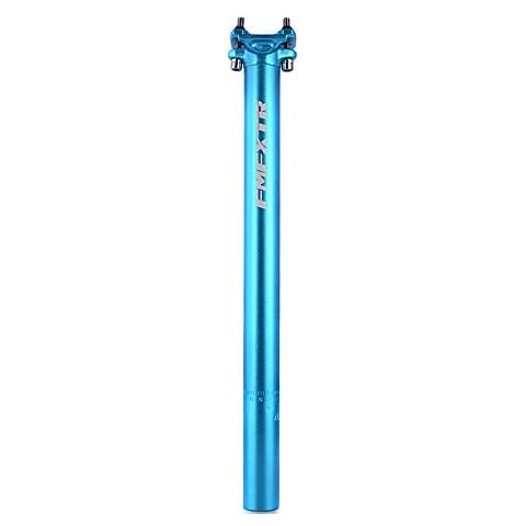 YCXYC Seat Post,Bicycle Seat Post,400MM Bicycle Seat Post Extra Long,Aluminum Alloy Strong Mountain Road MTB Bike Saddle Post Bike Seat Post Tube Part (Φ 25.4/27.2/28.6/30.9/31.6MM),Blue,27.2 * 400mm Cover