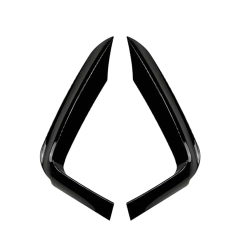 フロントバンパースポイラー フォグランプグリルカバー エアナイフスプリッター ボディキット BMW 4シリーズ F32 F33 F36 420i 428i スポーツ 2014-2020対応(Glossy black)