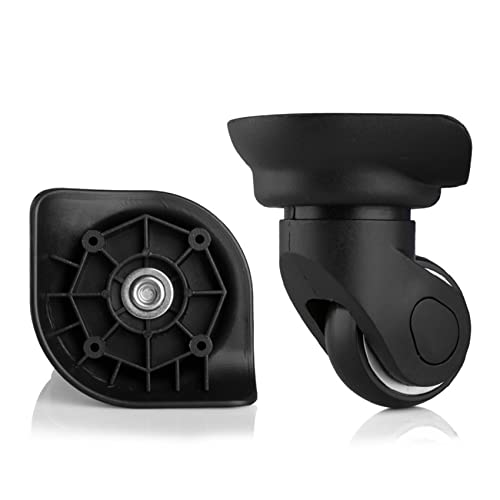 Luggage Wheels,Universal Luggage Casters,1 Pair Luggage Wheel Replacement Spare Spinner Caster for Suitcase Wheel Repair (W013)