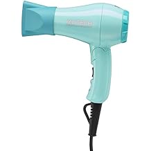 TORO2400 Mini Foldable Travel Dual-Voltage Blow Dryer for Fast Drying, Powerful 1200w Blowdryer, Multiple Colors, Gift Women, Lightweight Compact Portable Turquoise, ALCI