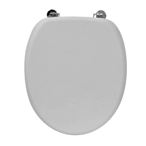 FRANDIS Abattant WC Rubber en Bois Gris