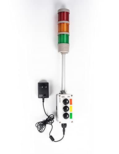 TL50YQ, Tower Light, 1 Color Yellow, 18-30VDC or 24VAC, in: Bimodal, M12 QDC, 10067