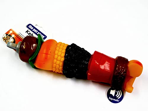 Quietschendes Schaschlik-Hundespielzeug Cover