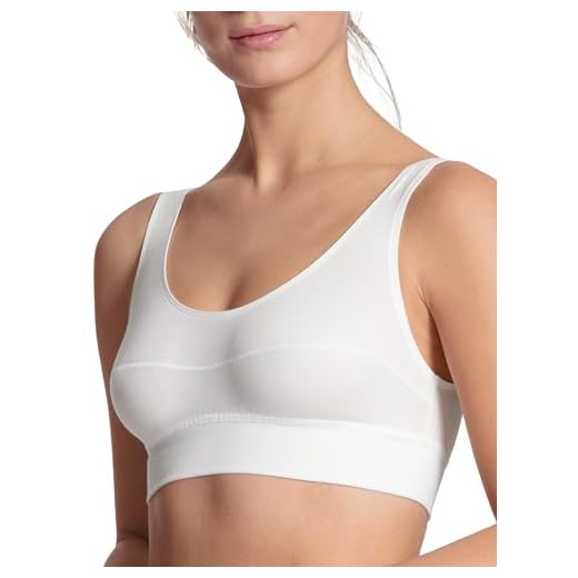 CALIDA Damen 2138 Elastic Bustier, Weiß (Weiss 001), 48-50 EU