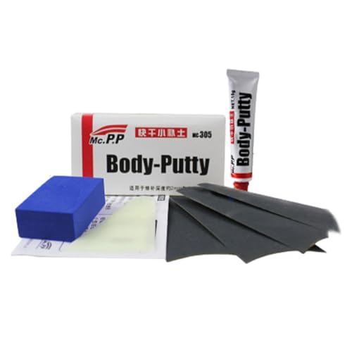IEEDFJKK Kit de relleno de masilla para carrocería de coche, potente y eficiente, para una fácil reparación de abolladuras, Kits de pintura de reparación de abolladuras de plástico