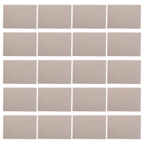 NOLITOY 20 Piezas Cartón Gris Corrugado para Manualidades y Encuadernación Base Resistente para Scrapbooking y Proyectos DIY