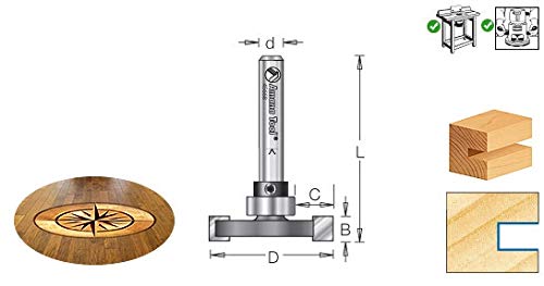 Miniatura 2 de Amana Tool - 45668 Cortador dedicado recto de pisos con punta de carburo 1-14 de diámetro x 14