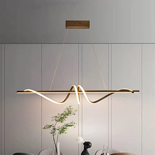 Lanekd Lámpara de Mesa de Comedor, Luz Colgante LED Lámpara Colgante Regulable 3000K-6500K Lámpara de Comedor Ajustable en Altura, Mesa de Comedor Oficina 39 Waat 3500 Lúmenes Luz de Techo (Negro) Cover