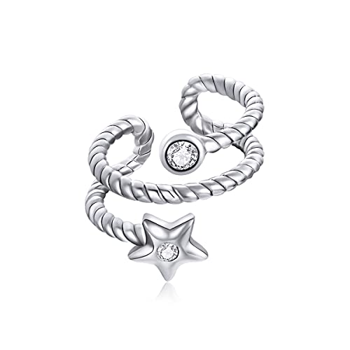 Clip d'oreille étoile en Argent 925, le cadeau idéal de bijoux à la mode
