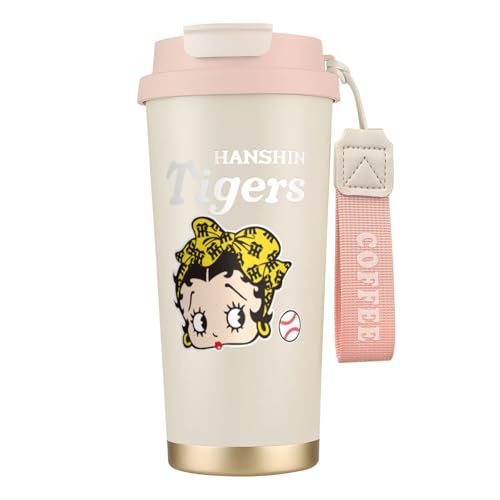 タンブラー コーヒー 阪神タイガース 水筒 ステンレス ボトル 魔法瓶 オフィス マグカップ カフェマグ 車用 マグボトル 真空断熱 保温 保冷 ふた付き 直飲み 広口 漏れない 二重構造 持ち運び 500ml