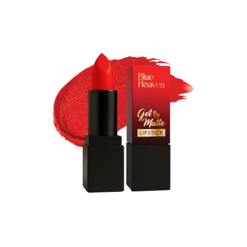 Image of Blue Heaven Get Matte Lipstick, Long Lasting, Light Weight Lipsticks for Women, Moisturizing Matte Lipstick for Women - 101R, 4g