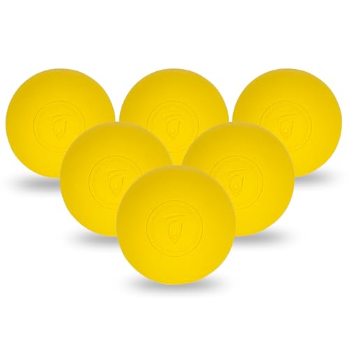 Pelotas de lacrosse Franklin Sports de goma de 63 mm para aliviar contracturas y entrenar fuera