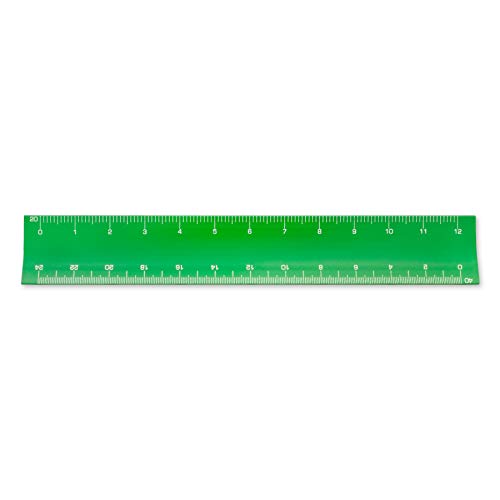 Image of Alumicolor 6-inch Aluminum Engineer Hollow Scale for School, Office, Art and Drafting, 6IN, Green
