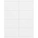 Advantus Name Label Identification Badge, White, Pack of 200 (97059)