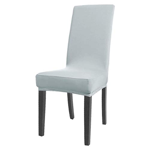 uxcell Dining Chair Cover,Stretch Bar Stool Slipcover Kitchen Chair Protector Spandex Chair Seat Cover for Home Decorative/Dining Room/Party/Wedding Gray Medium