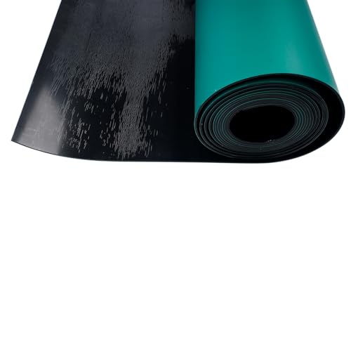 Image of 23.6 inch x 118 inch ESD Anti-Static Mat Roll 0.08 inch Thick ESD Soldering Mat Large High Temperature Workbench Mat Anti Static Desktop Mat Green