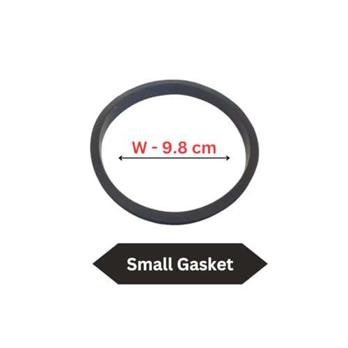 Kedari Enterprises Jar gasket Compatible for"Panasonic/National Panasonic" Mixer/Grinder Jars" Small(9.8cm) & Big(12.6cm)" (1 small & 2 big Units, Black)