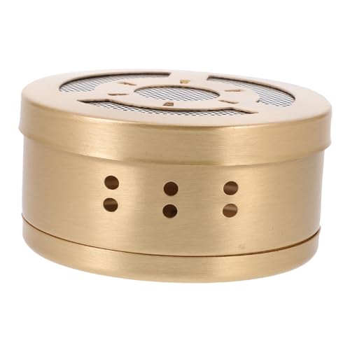 NOLITOY Moxibustion Box Heated Therapy Device for Women Men Health Care Copper Moxa Box for Body Massage Style