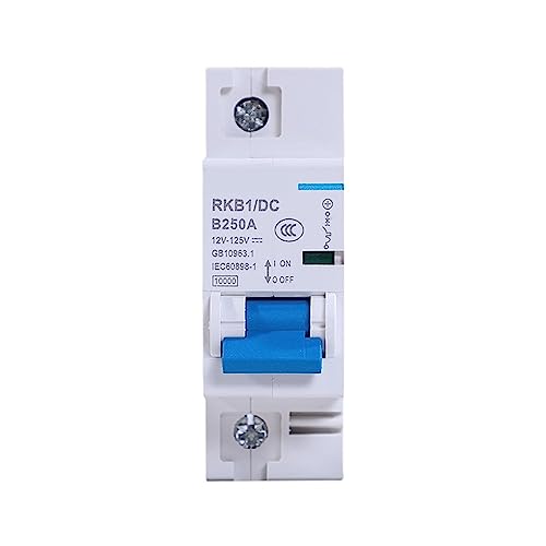 Disyuntores RKB1/DC B250A, DC 1p, Disyuntor, Interruptor de protección, 12-125v Mini Protector automático Coche eléctrico 80A/100A/125A/200A/250A Protector de batería ( Color : 150A , Size : 1pc )