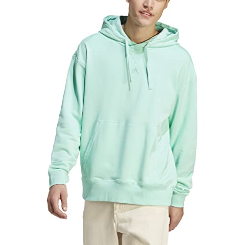 adidas Men's All Szn French Terry Hoodie, Easy Green, Large