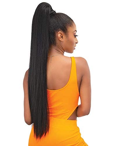 Miniatura 8 de Janet Collection Essentials Cola de caballo recta para arrebatar y envolver 24 (1B)