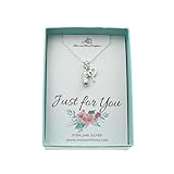 Personalized Peanut Necklace in Sterling Silver | On a Cable Chain Length Of Your Choice | Personalized with an Initial Charm