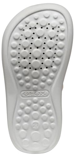 Geox Jungen Mädchen B LIGHTFLOPPY Sandal, Yellow/White, 26 EU