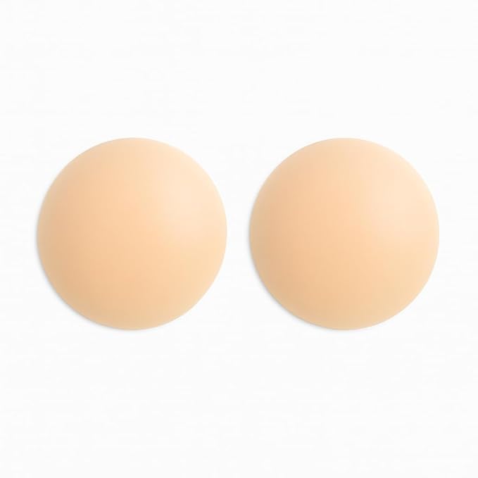 Nipple Cover for Women 8CM | Reusable Silicone Nipple Pasties - Ultra Thin | Invisible & Skin Friendly Adhesive|Up to 12 Hrs Sticking Capacity - 2 Pcs (Pair of 1)-image-15