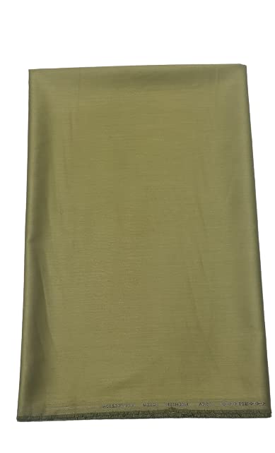 Image of MAMRAJ Men's 100% pure Giza Cotton Unstitched Shirt,Kurta Pyjama Fabric By Meters ( Ethnic, Formal, Casual, summer wear.) ( Trendy Satin Shirts )