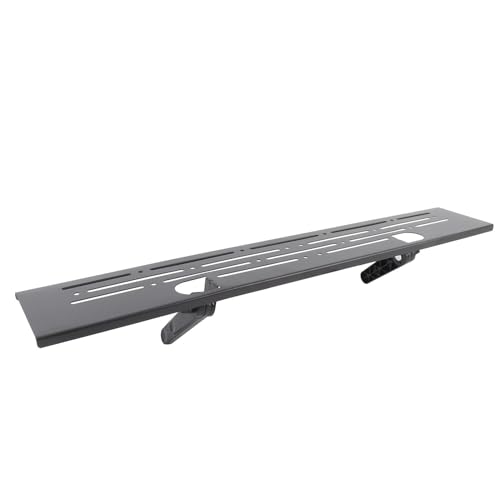 Étagère supérieure TV acier anti-désordre pour organiser décodeur et télécommande facilement - 5