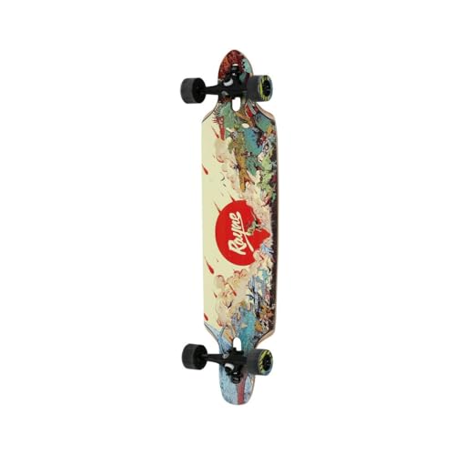 Rayne Longboards 2022 Flight 38'' Drop Through Cruising & Carving Longboard Complete, Multicolor