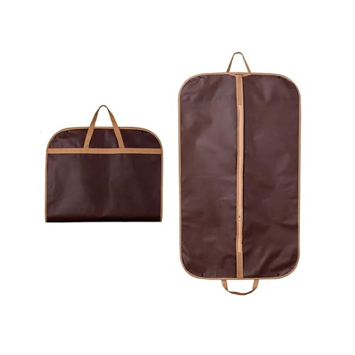 Premium Non-Woven Garment Bags for Suits Dresses - Travel Closet Organizer with Carry Handles - Durable Hanging Storage