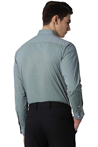 Image of Peter England Men's Printed Slim Fit Formal Shirt