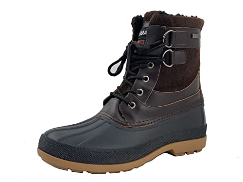 SAFARA 903 DUCK SNOW BOOT BLACK/BROWN/GREY