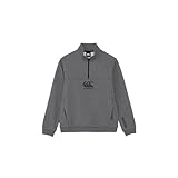 [カンタベリー] スウェット FLEXWARM HALF ZIP SWEAT チャコールグレー XL