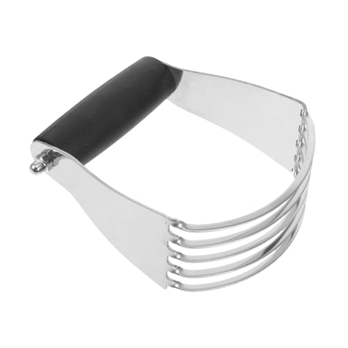 DECHOUS Stainless Steel Dough Blender for Mixing Flour and Butter Versatile Pastry Cutter for Home and Professional Baking Kitchen Tool with Built Scraper Feature