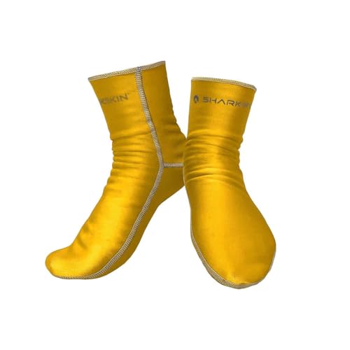Sharkskin Chillproof Socks - Yellow, Large