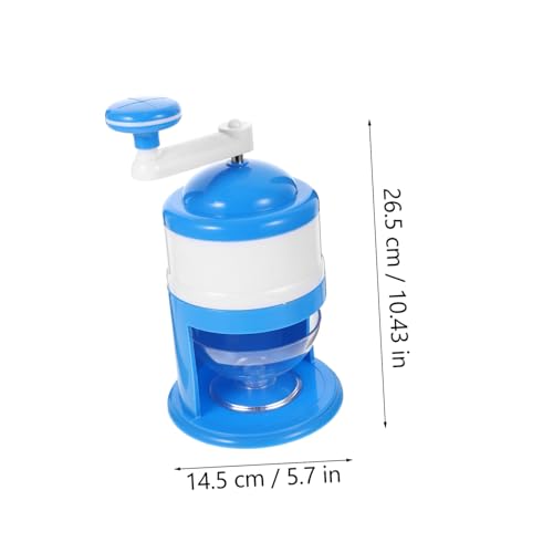 ULTECHNOVO 1pc Shave Ice Machine Portable Ice Shaver Mini Ice Shaved Ice Machine Ice Shaver Machine Ice Crusher Summer Items Household Tools Ice Making Machine for Home Mix Accessories