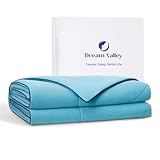 Dream Valley® Outlast® 冷却掛け布団 オールシーズンキングサイズ NASAグレードテクノロジー冷却ブランケット 寝汗に Q-Max > 0.45 Aerocool 通気性 ドリームブルー 106インチx90インチ
