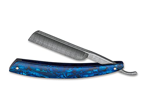 Boker Manufaktur Solingen Damascus Paua Straight Razor - 5/8 Damascus Blade, Genuine Paua Shell Handle Boker Manufaktur Solingen Damascus Paua Straight Razor - 5/8" Damascus Blade, Genuine Paua Shell Handle