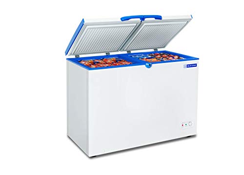 Image of Blue Star CHFDD300DGSW Double Door Deep Freezer (284 L, White)