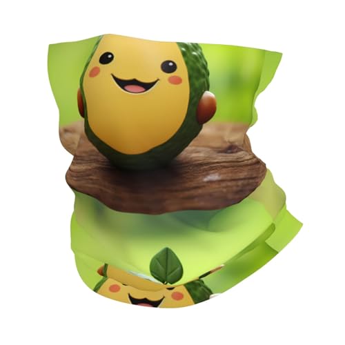 cute avocado Printed Multifunctional sports headscarf Headband, face mask, wristband