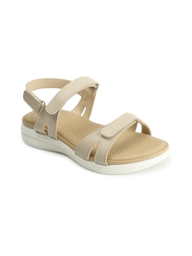 Image of Carlton London women's Multi-Strap Adjustable Comfort Sandals