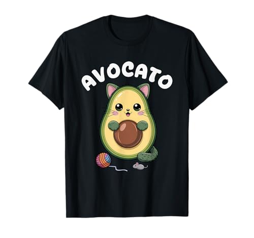 Avocato, Funny Avocado and Cat Lover T-Shirt