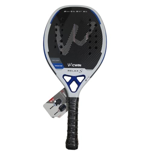 Raquete Beach Tennis CWIN 2025 Fibra de Carbono 3K Completa Rosto Rude Feminino Raquete Tênis de Praia Quadro de Carbono Profissional Masculino