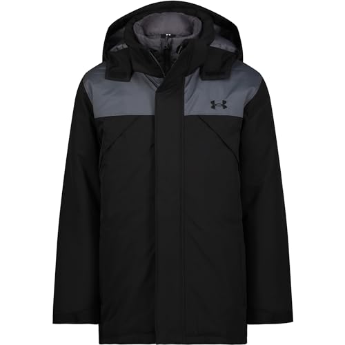 Image of Under Armour Boys' Westward 3-in-1 Jacket, Removable Quilted Liner & Hood, Windproof & Water Repellant